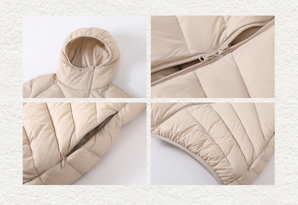 KREATE 'Eclipse' Cross-Zip Puffer Coat