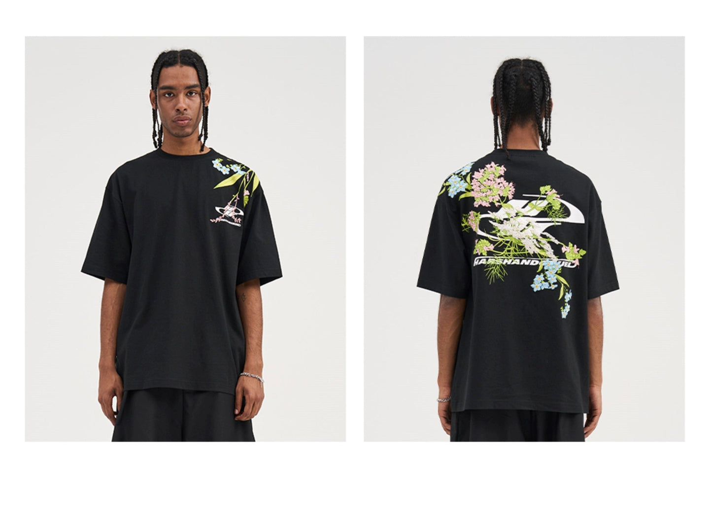 Embroidered 'Bloom' Tee by HARSH and CRUEL