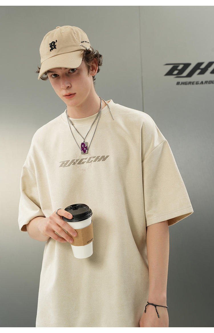 BJHG 'Thorns' Suede T-Shirt