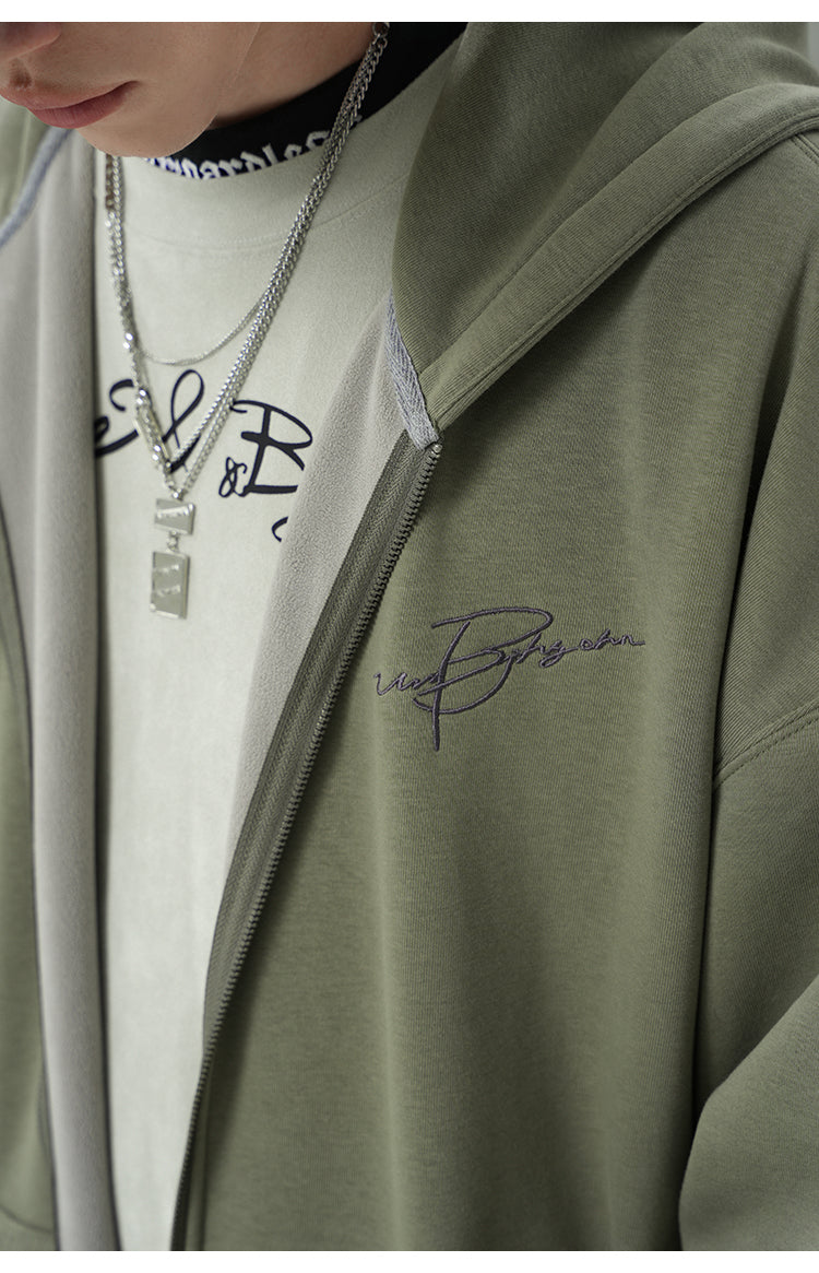 BJHG Logo Hoodie with Script Design