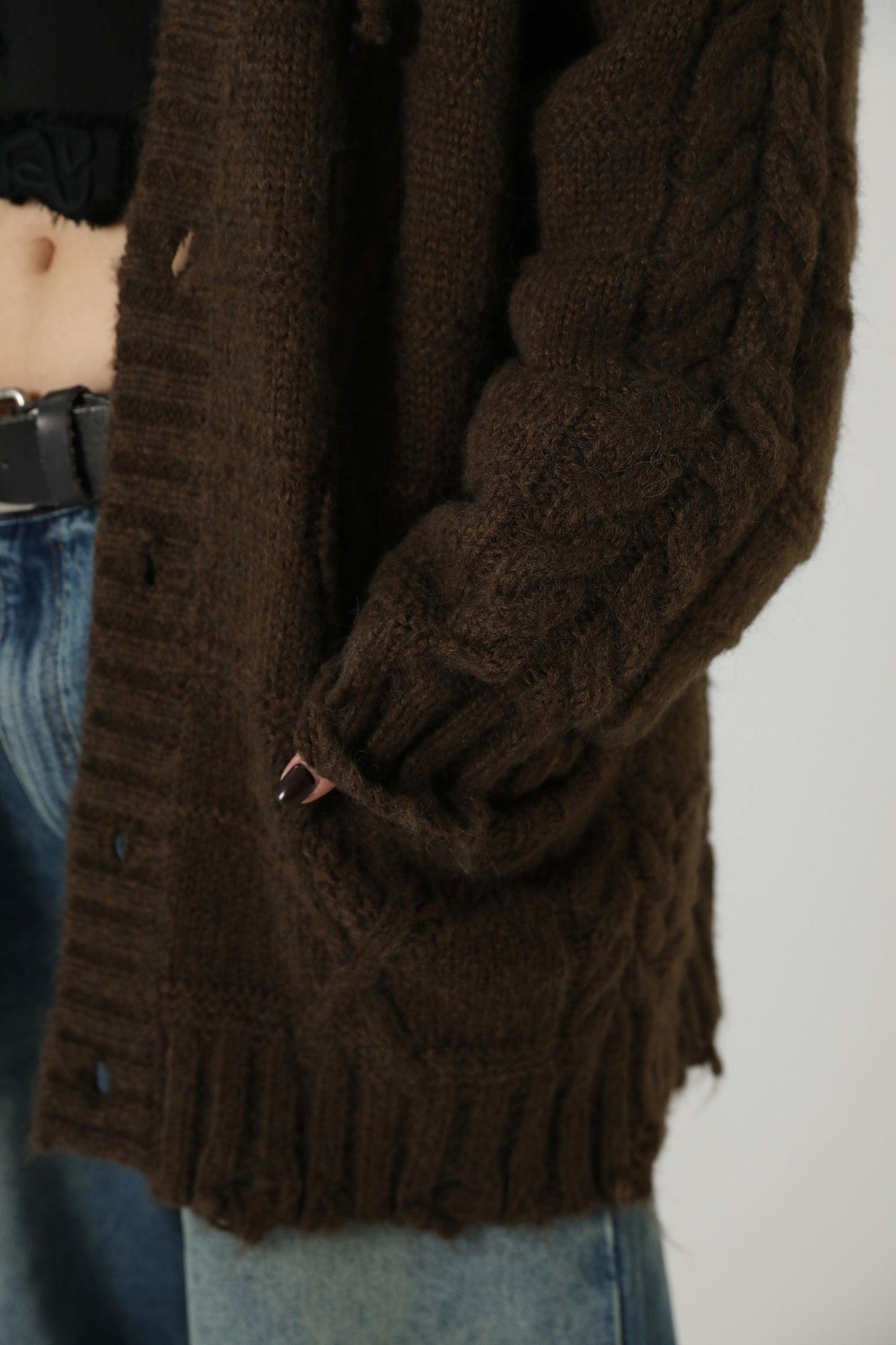 MASONPRINCE Edith Hooded Knit Cardigan