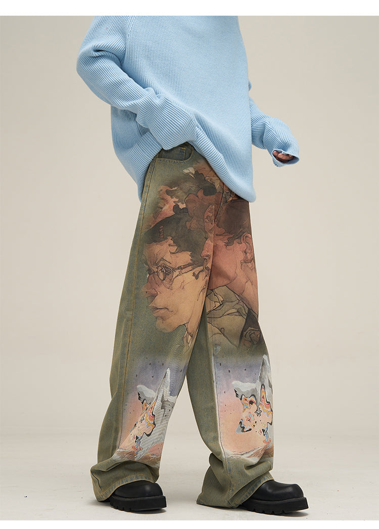 HJK Limited Edition Oil-Painted Denim