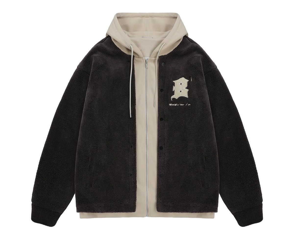 BJHG Two-Tone Layered Jacket