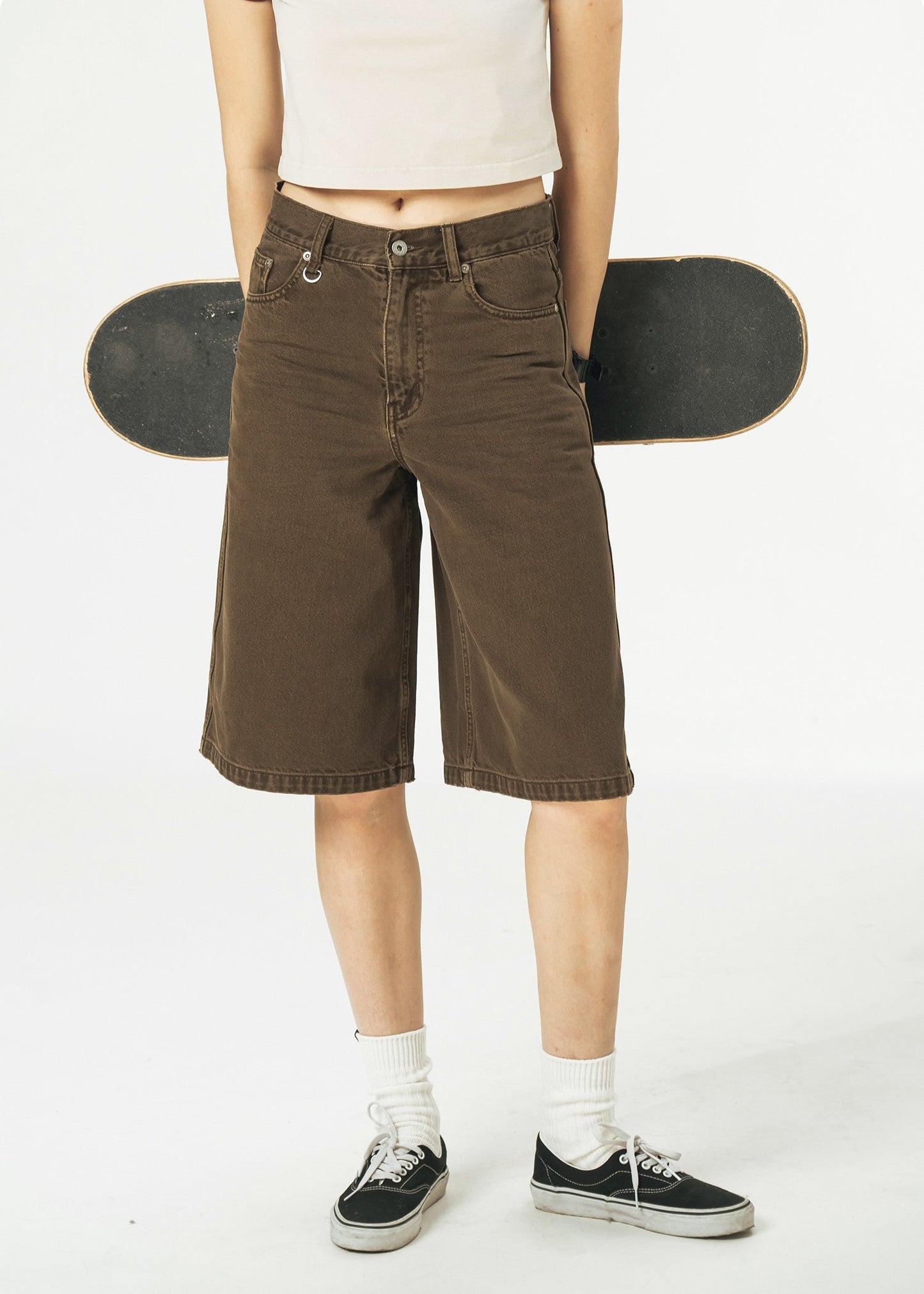 714street Japanese Distressed Denim Shorts