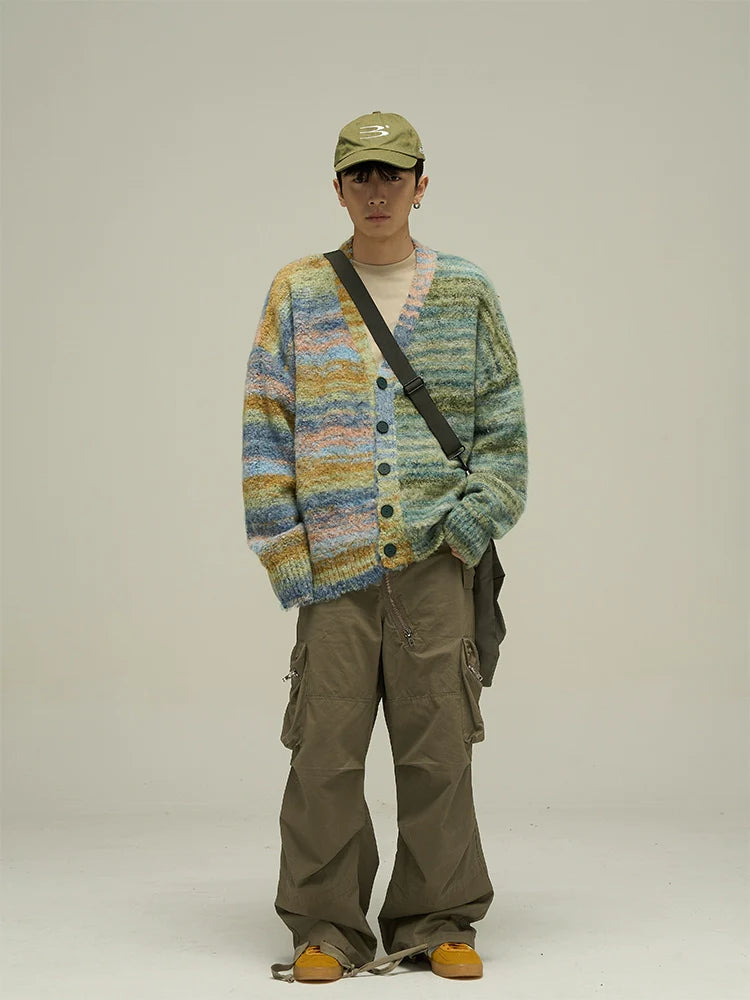 WLNEXT 'Dopamine' Two-Tone Cardigan