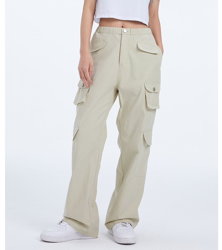 Light-Colored Cargo Pants by King Prince