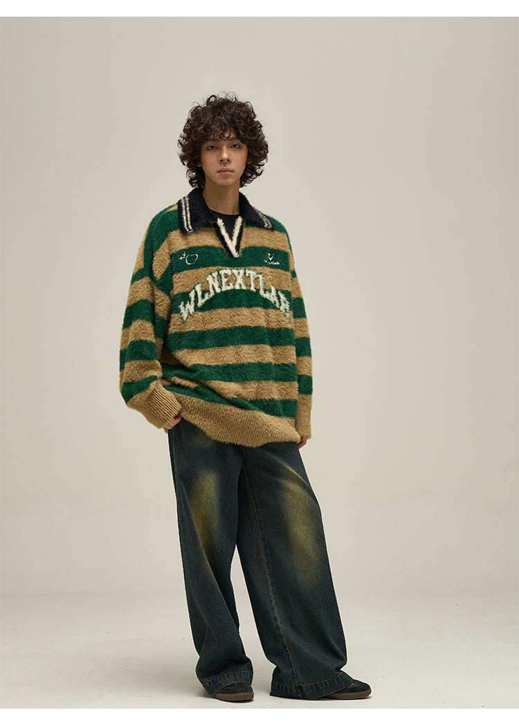 WLNEXT Logo Polo Sweater