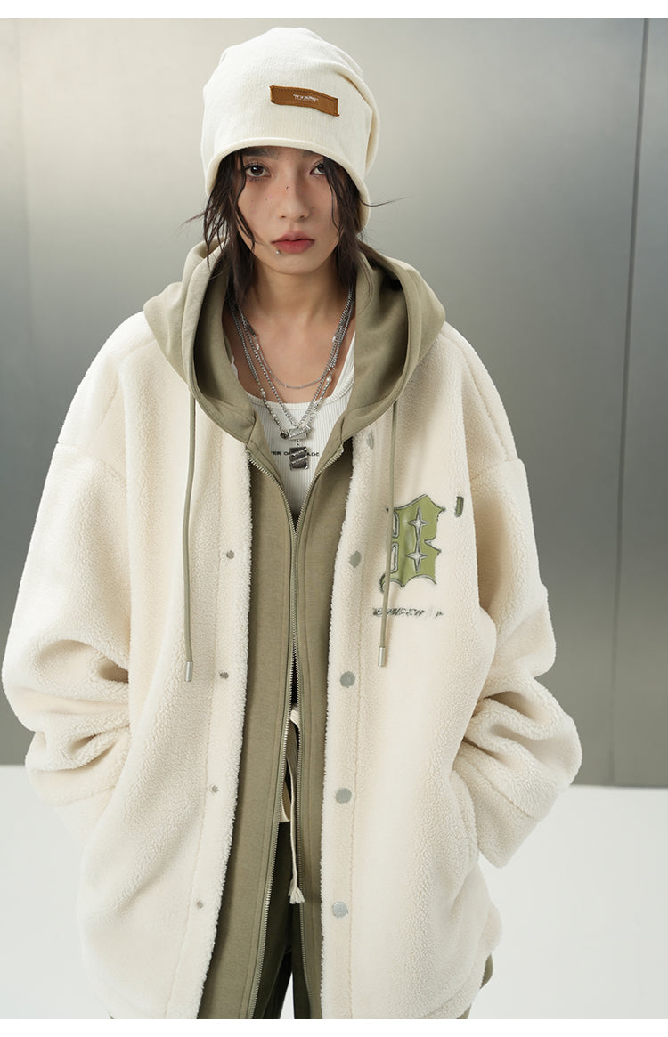 BJHG Two-Tone Layered Jacket