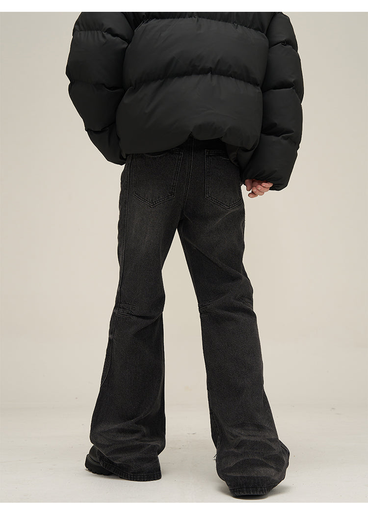 Faded Flare Denim Jeans