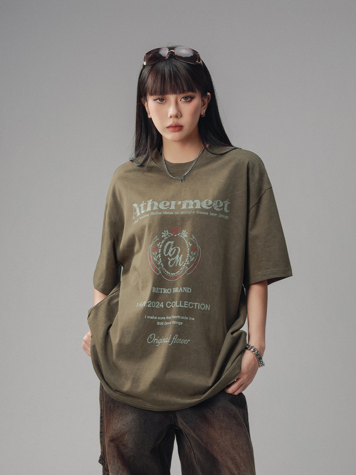 CTB Retro Distressed College T-Shirt