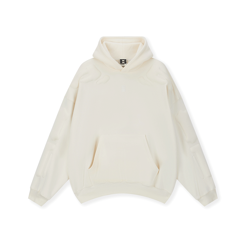 Embroidered Skeleton Hoodie Without Bones