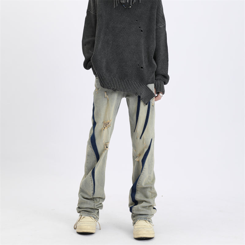 MaxDstr Distressed Ripped Jeans