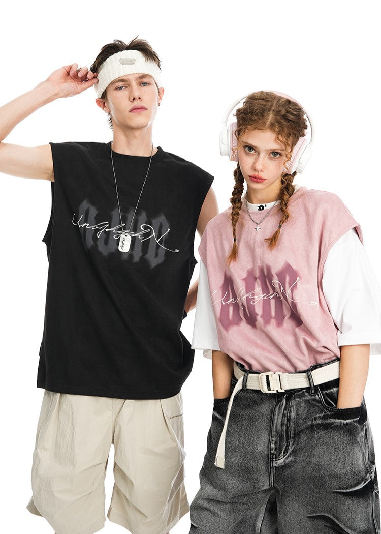 BJHG Logo Sleeveless T-Shirt