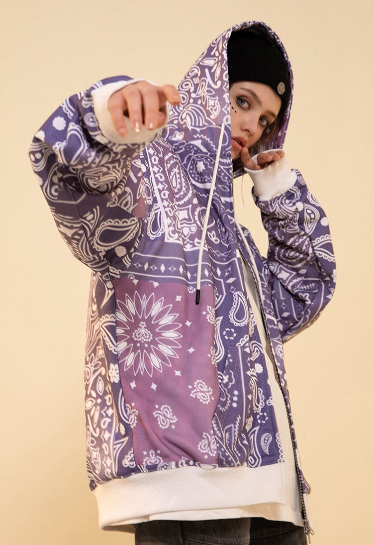 CONKLAB Zip-Up Bandana Jacket