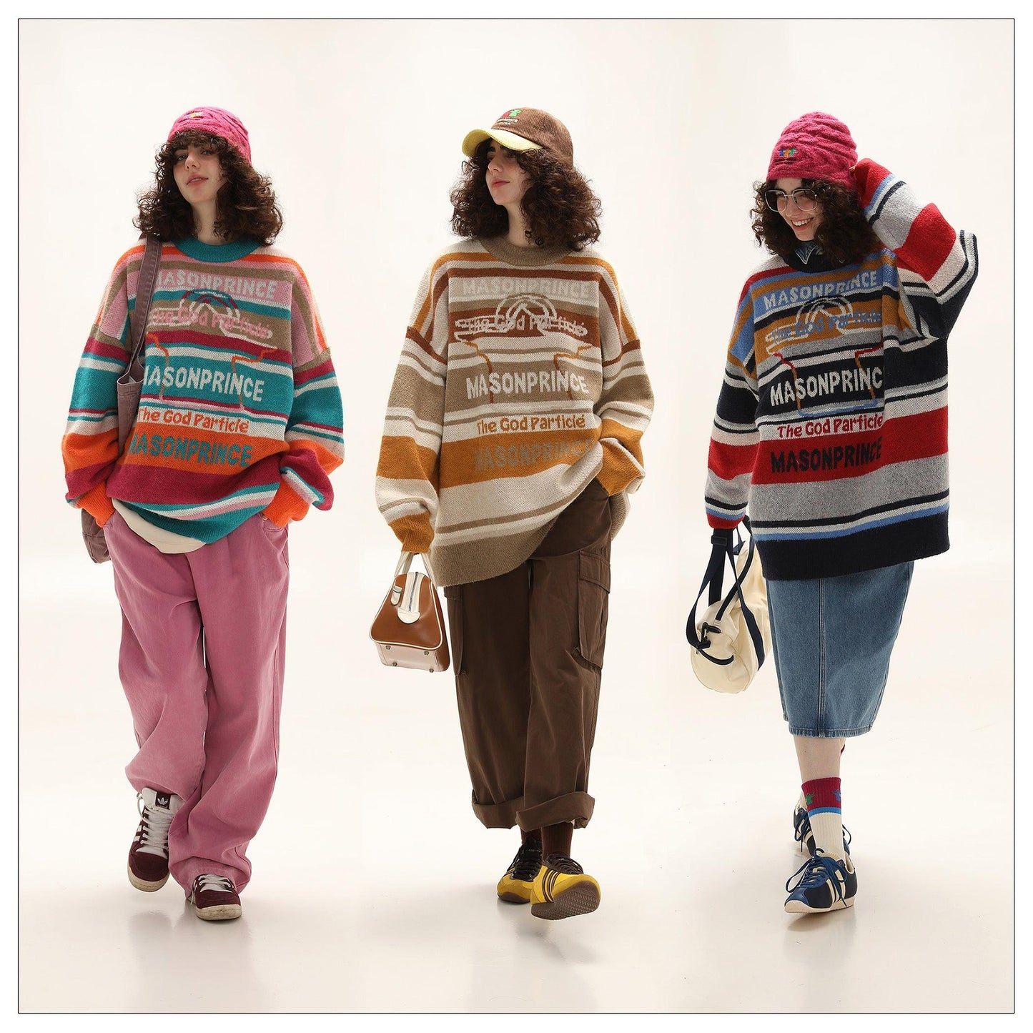 MASONPRINCE Colorful Alpaca Knit Sweater