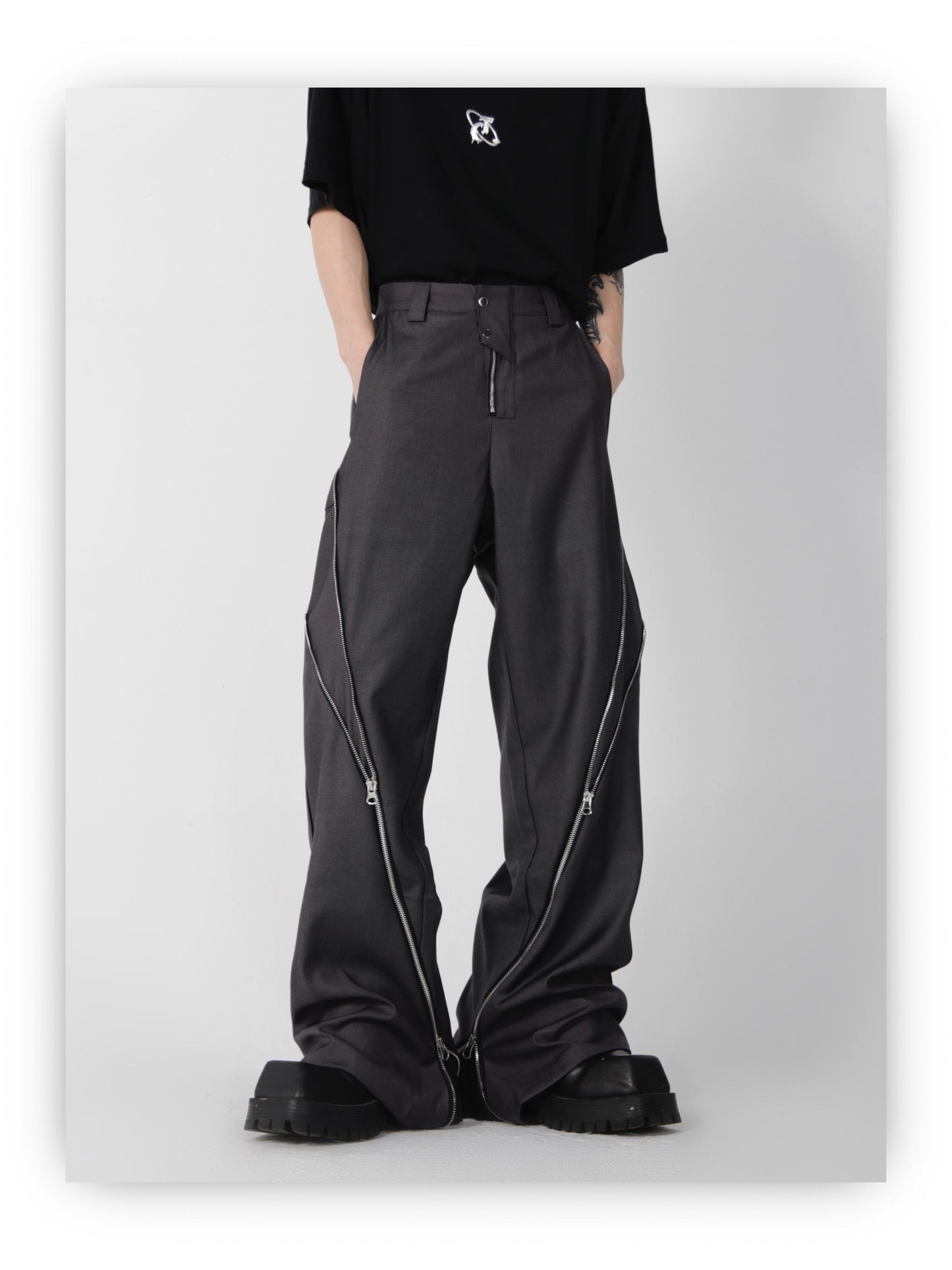 CulturE Zip-Up Trousers