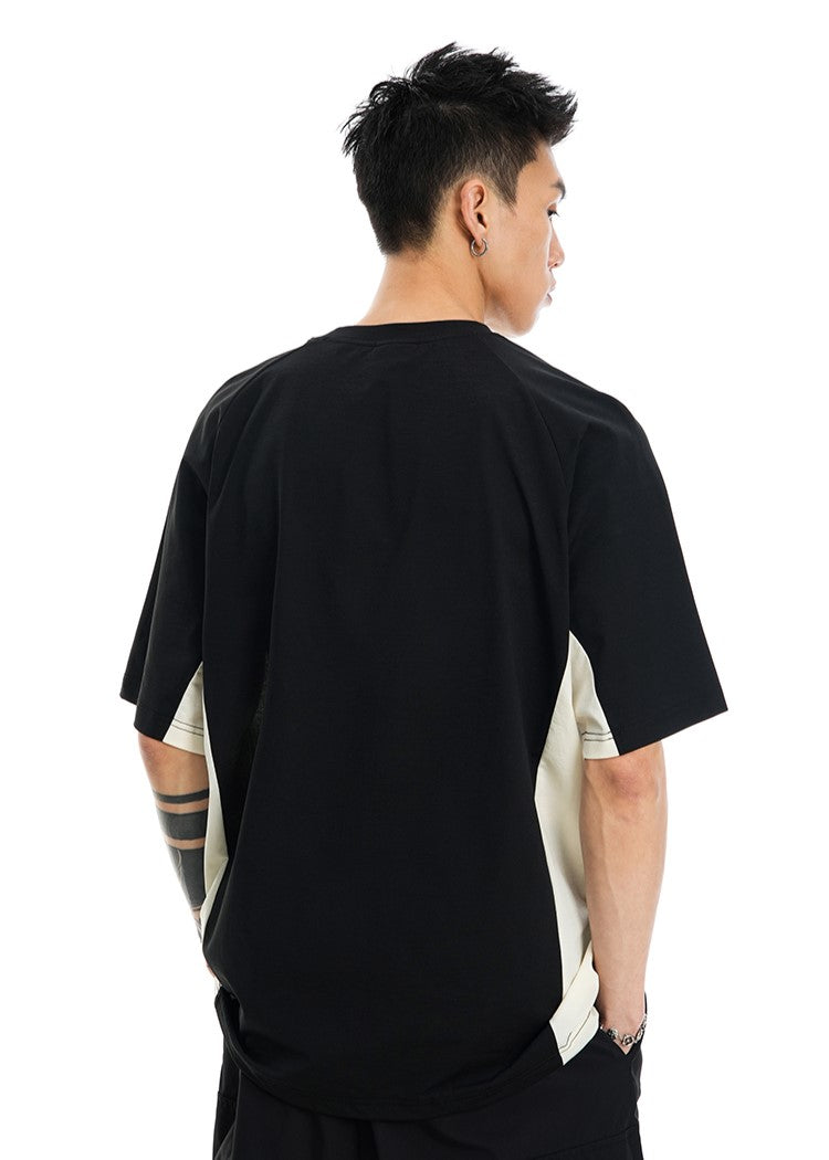 BJHG Curved Contrast T-Shirt