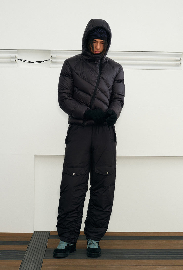 KREATE 'Eclipse' Cross-Zip Puffer Coat