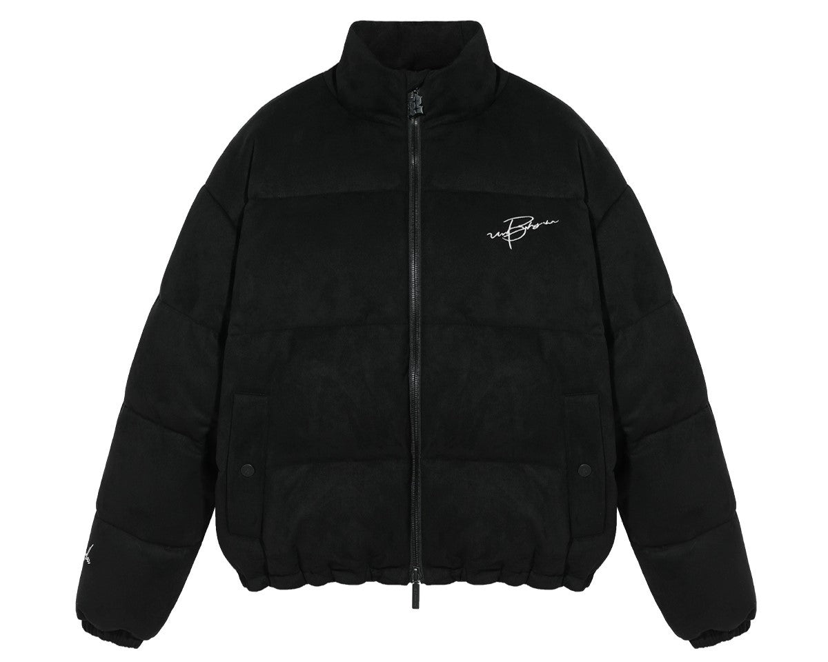 BJHG Plush Suede Puffer Coat