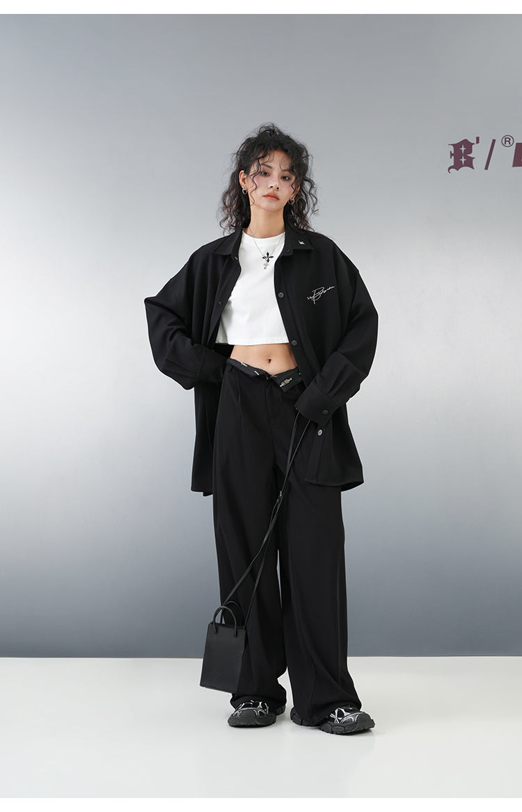 BJHG Stylish Pleated Pants