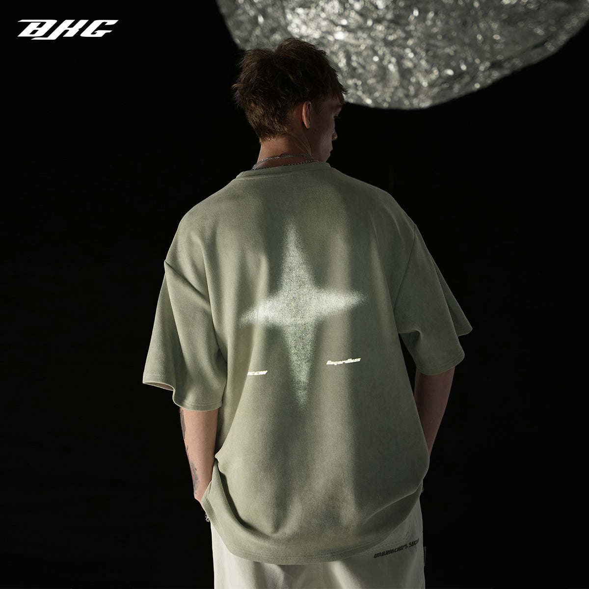 BJHG 3M Reflective Star Spike T-Shirt