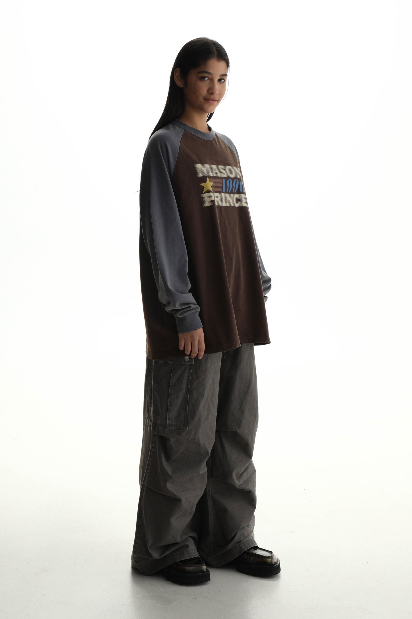 MASONPRINCE '1990' Long Sleeve with Contrast Details