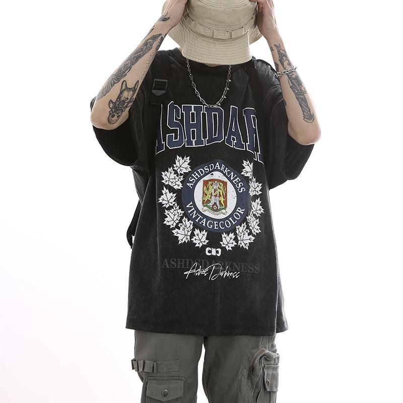 Ash Dark Vintage Collegiate T-Shirt