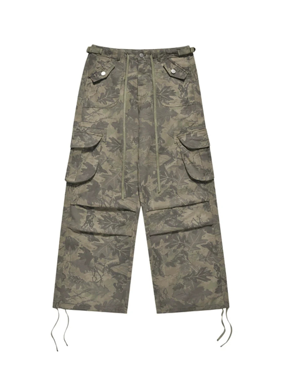 CTB Colorful Fern Print Trousers