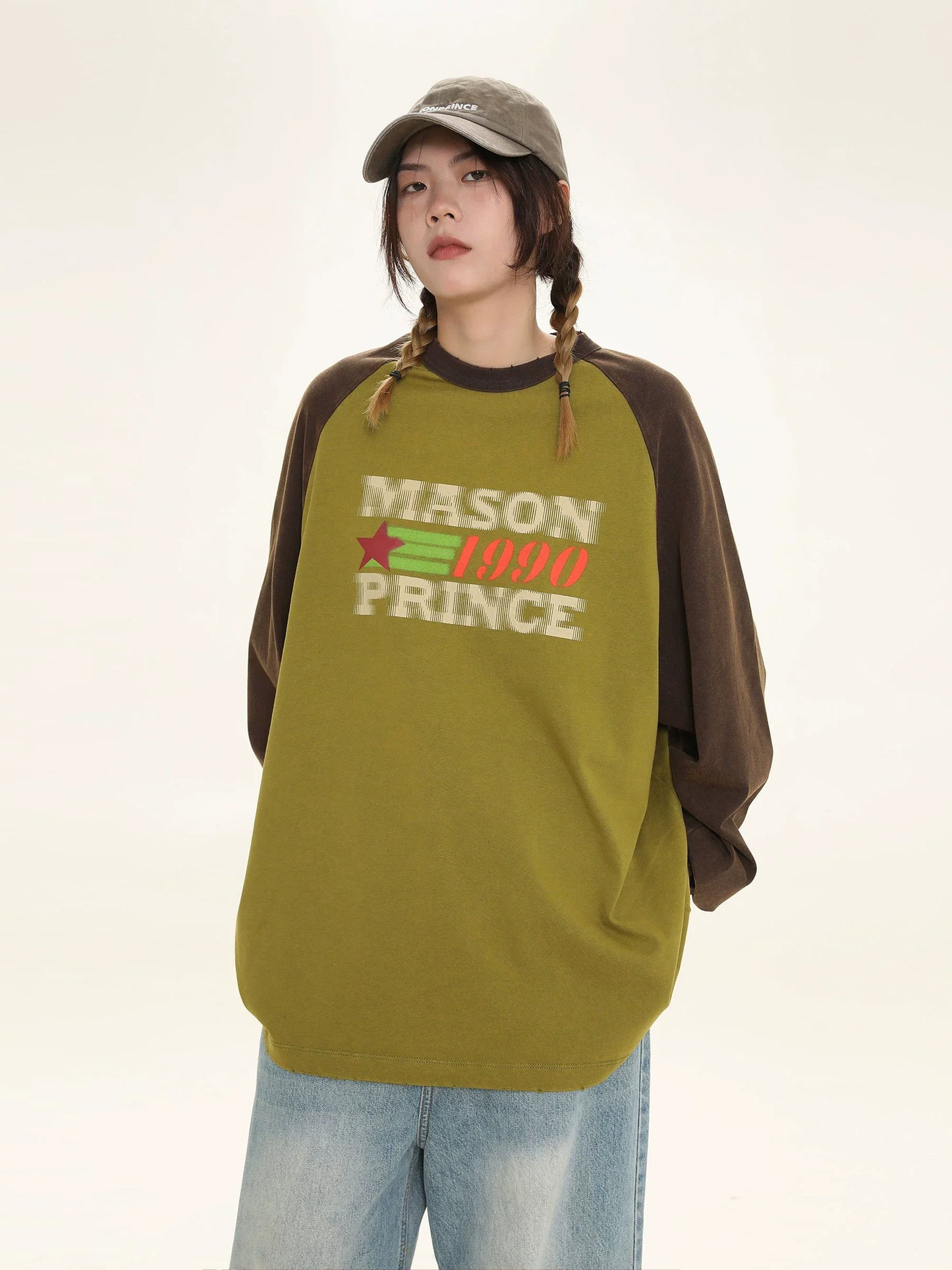 MASONPRINCE '1990' Long Sleeve with Contrast Details