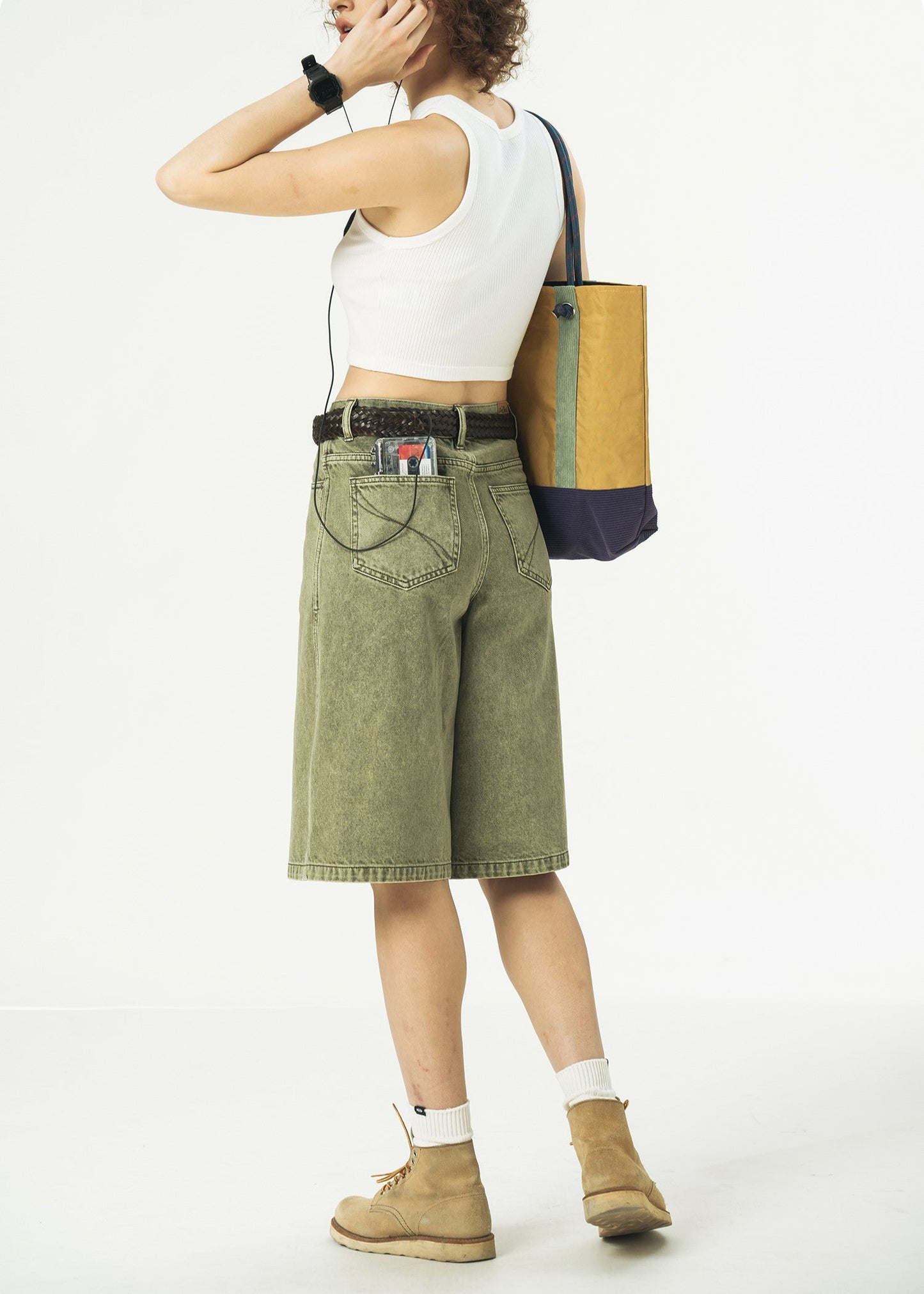 714street Japanese Distressed Denim Shorts