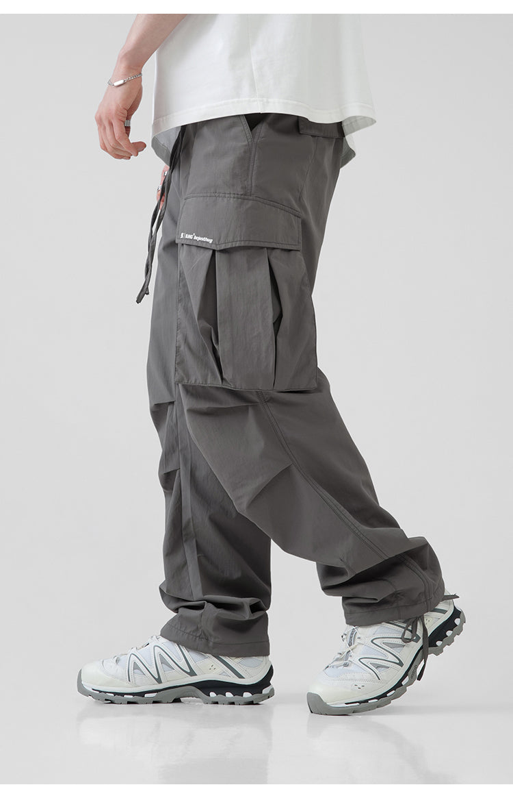 BJHG Pleated Utility Cargo Trousers