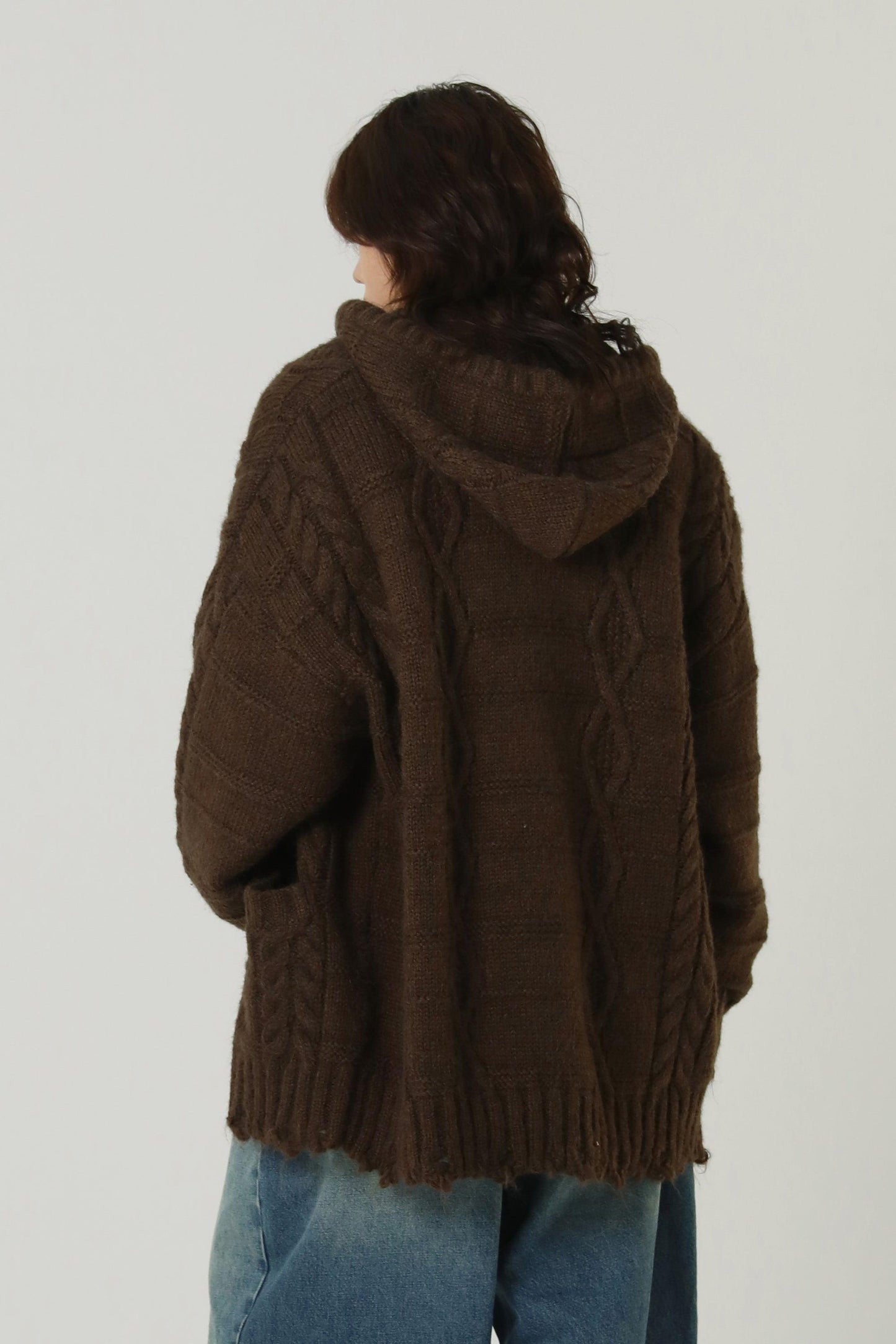 MASONPRINCE Edith Hooded Knit Cardigan