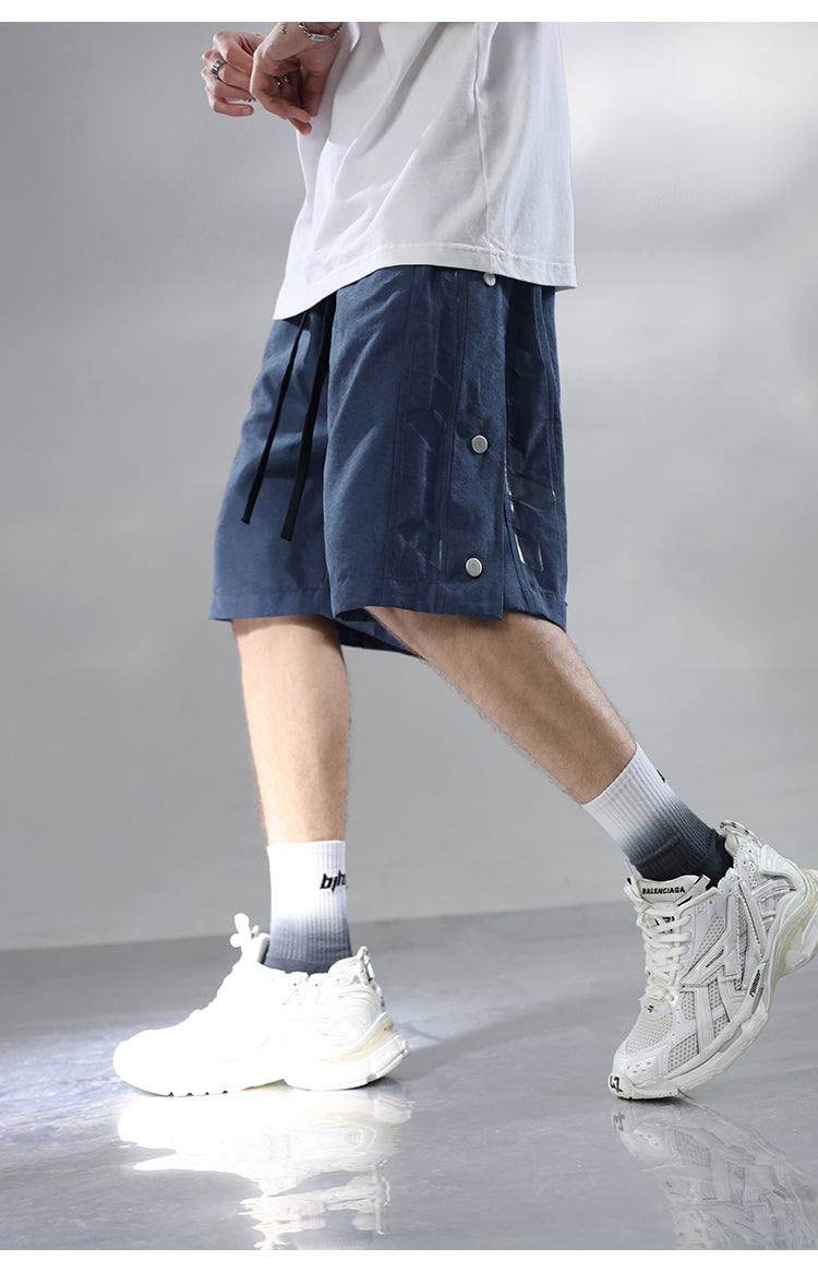 BJHG Casual Button-Up Shorts