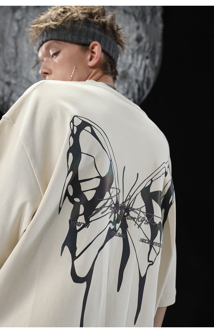 BJHG 3M Reflective Butterfly T-Shirt