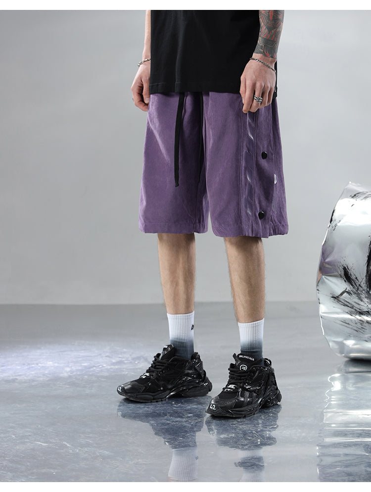 BJHG Casual Button-Up Shorts