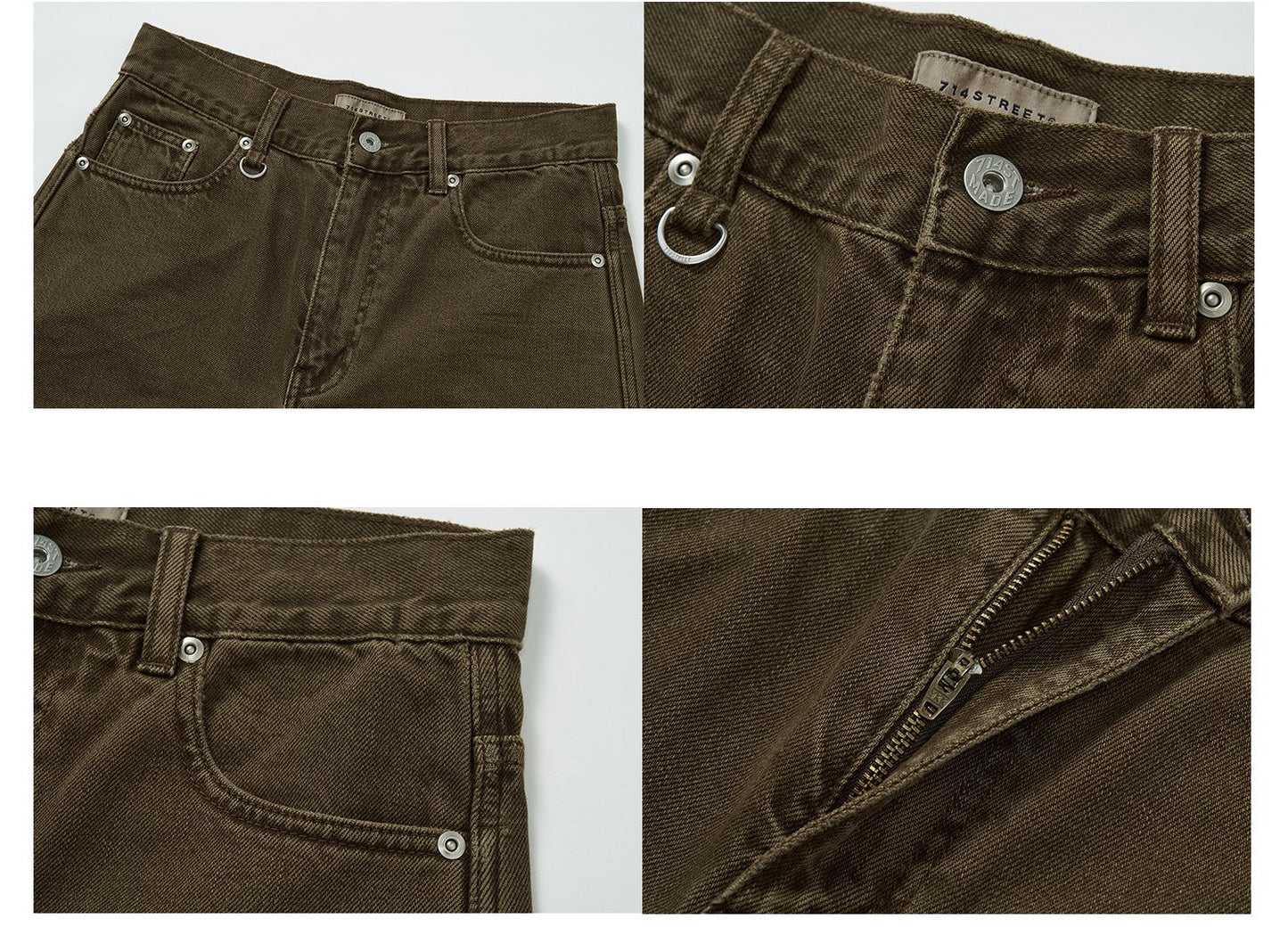 714street Japanese Distressed Denim Shorts