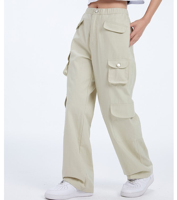 Light-Colored Cargo Pants by King Prince