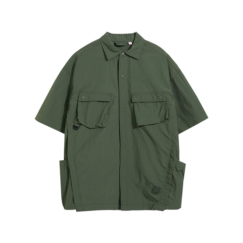 GTRG Panelled Button-Down Shirt