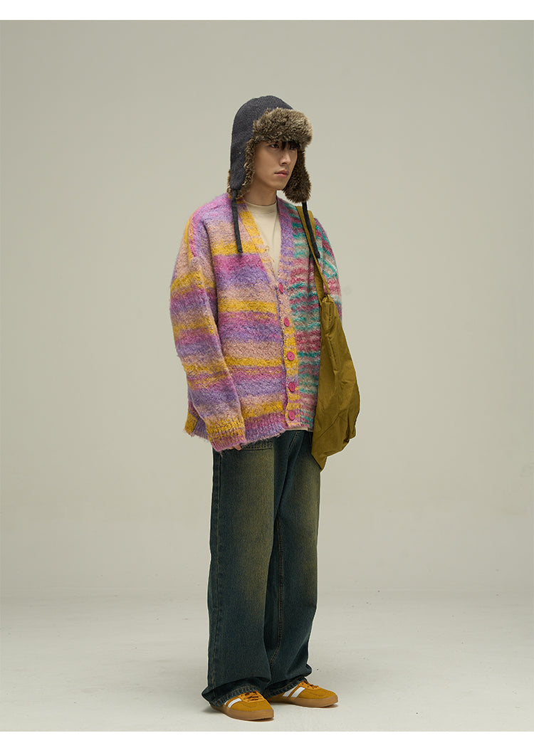 WLNEXT 'Dopamine' Two-Tone Cardigan