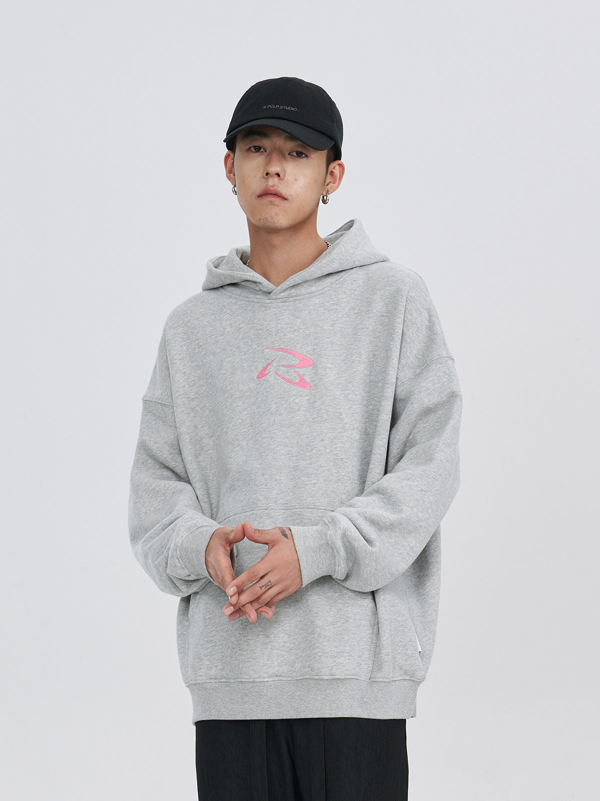 PCLP Embroidered Hoodie with Frisbee Design