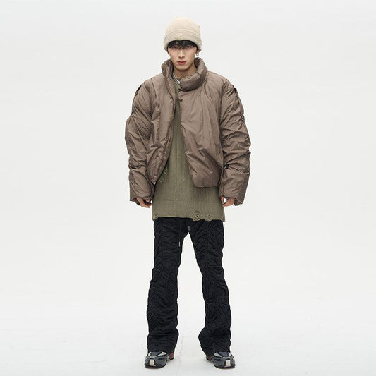 77F7GHT Layered Puffer Jacket