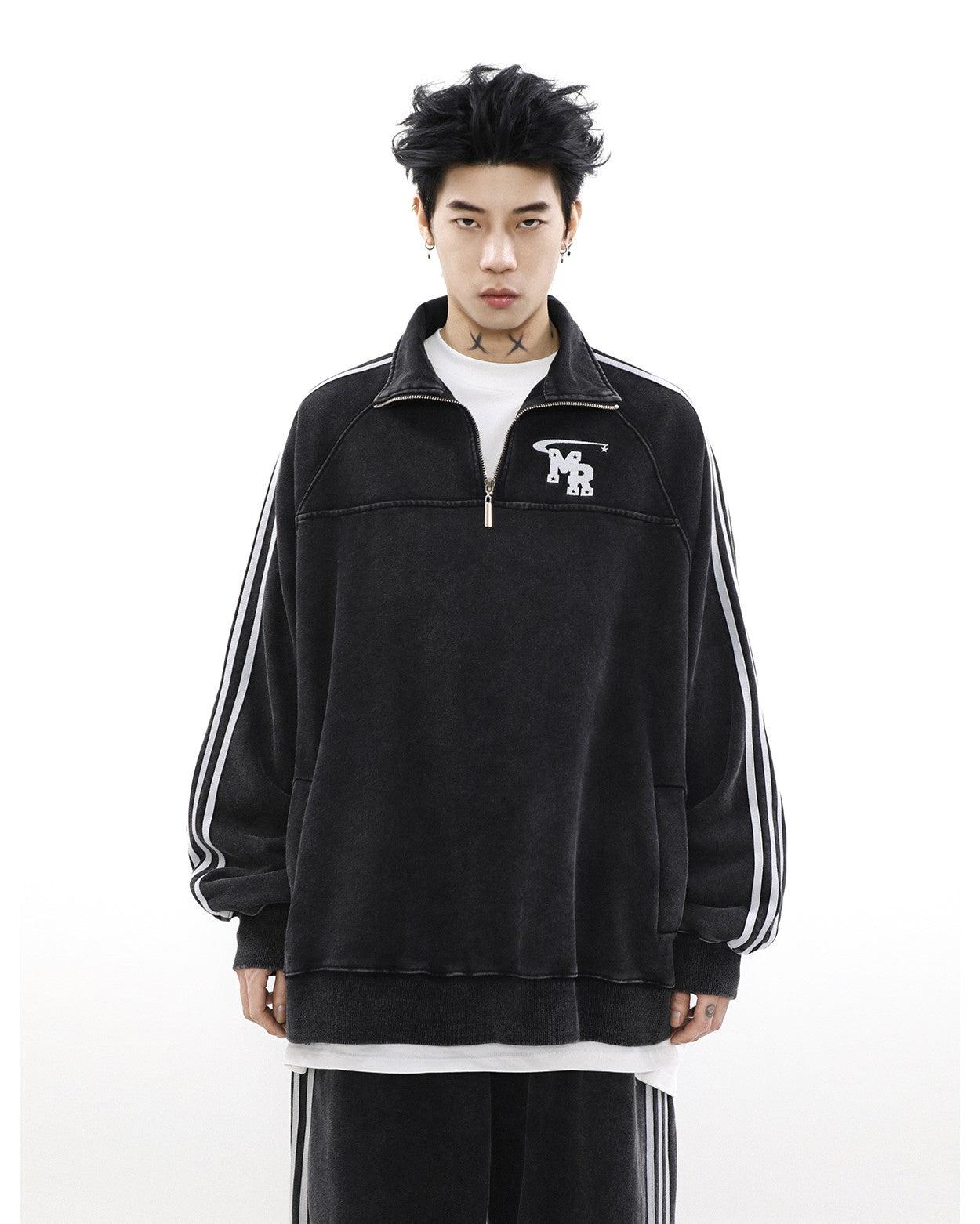 MRNEARLY Athletic Track Jacket