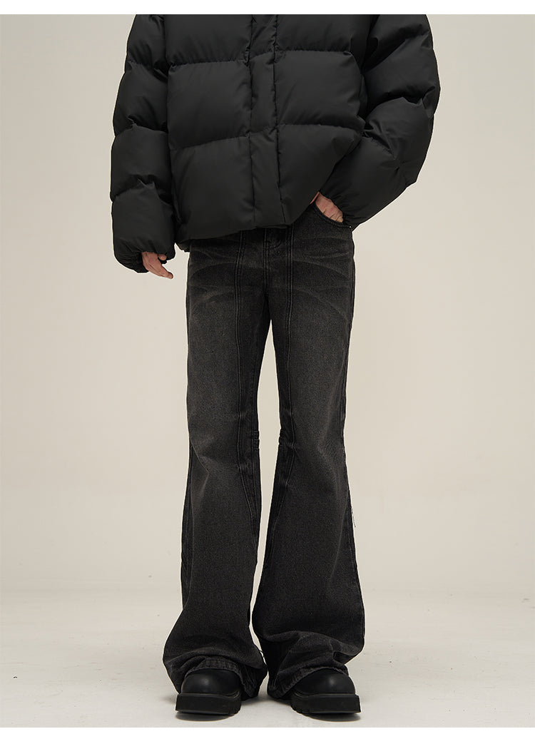 Faded Flare Denim Jeans