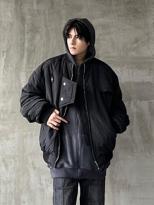 MRNEARLY Premium Heavyweight Flight Jacket