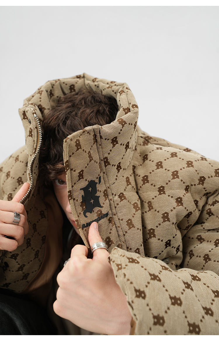 BJHG Personalized Monogram Puffer Jacket