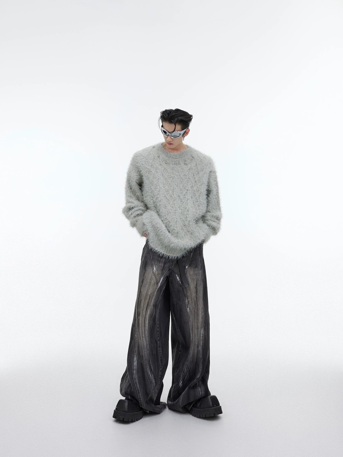 CulturE Studded Neckline Sweater