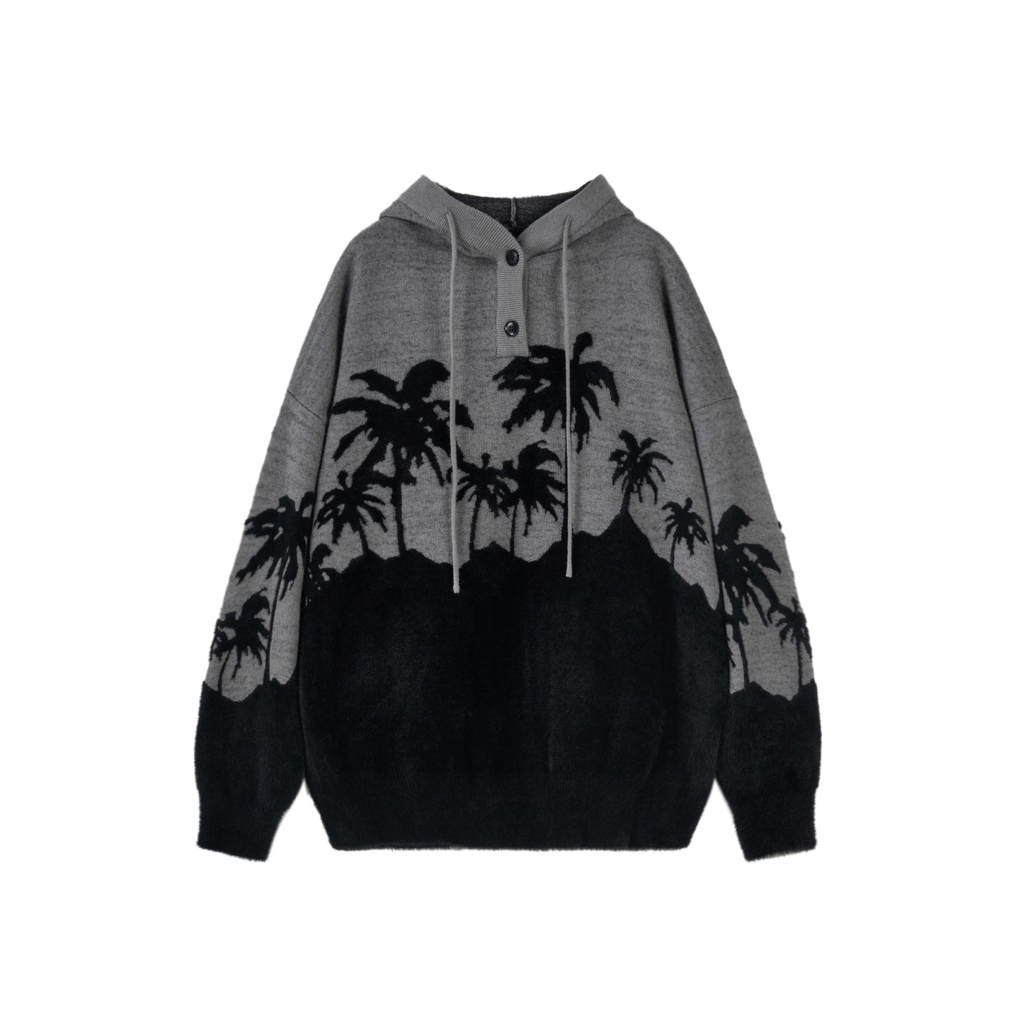 PCLP 'King Palm' Knitted Hoodie