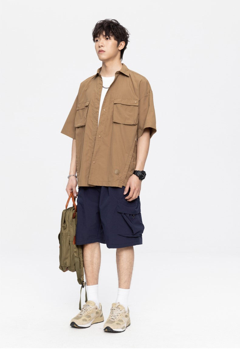 GTRG Panelled Button-Down Shirt