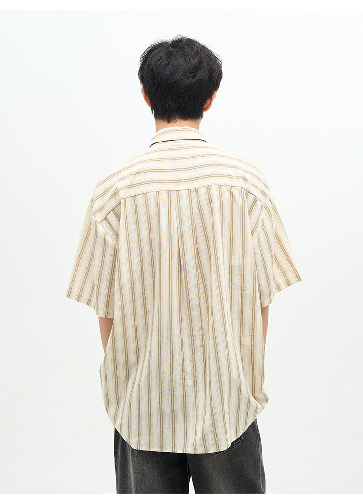 77F7GHT Striped Polo Shirt