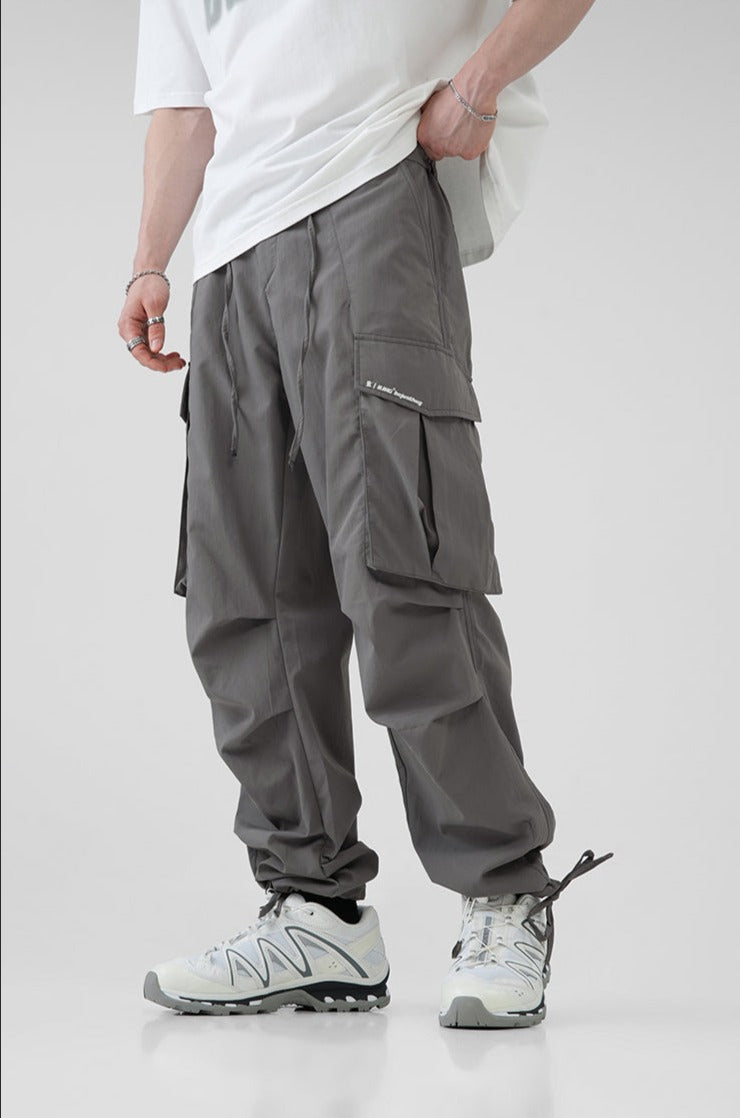 BJHG Pleated Utility Cargo Trousers